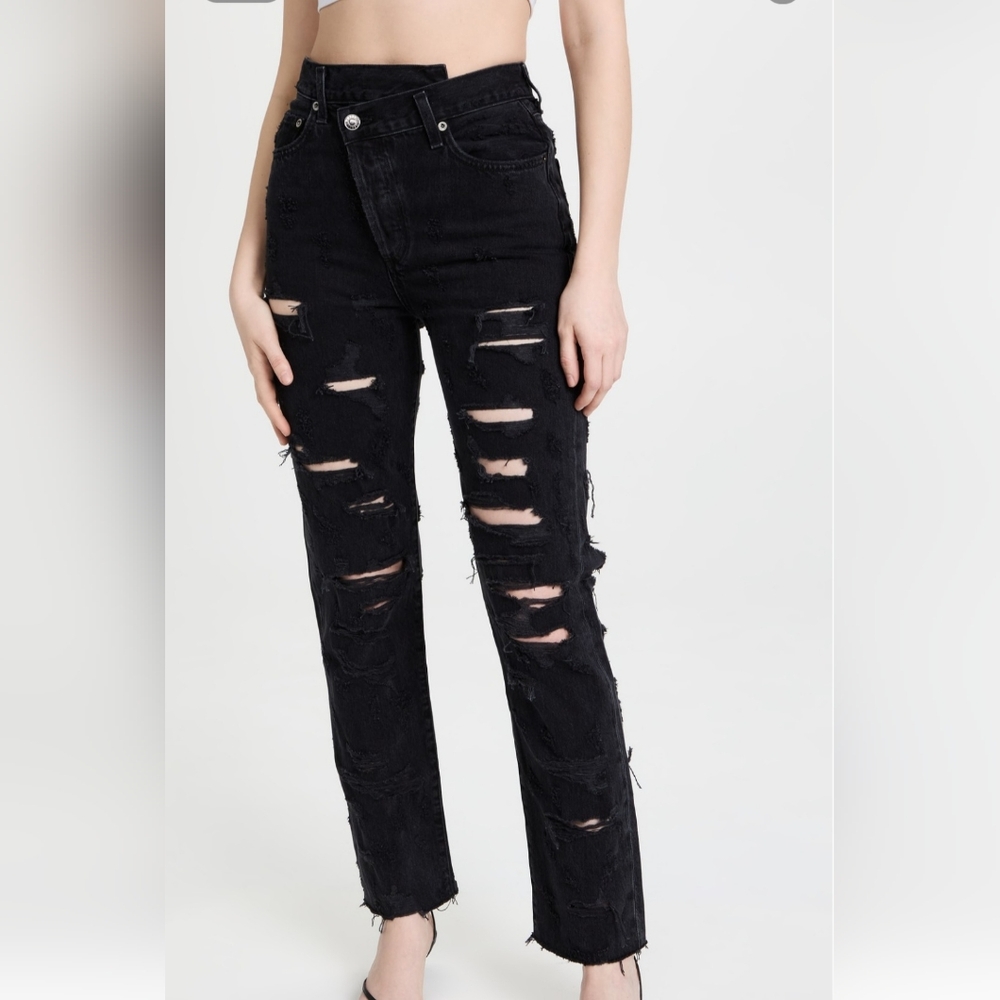 AGOLDE Crisscross Straight Jeans NWOT